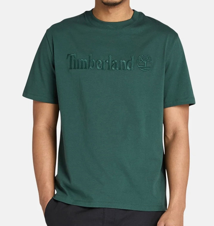 TIMBERLAND T-SHIRT UOMO GIRO COLLO HAMPTHON SHORT SLEEVE TEE GREEN GABLES