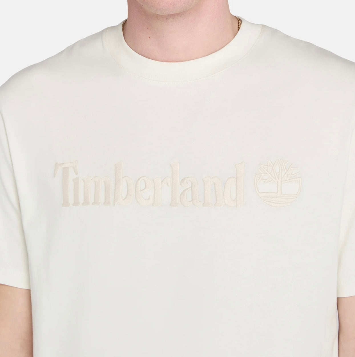 TIMBERLAND T-SHIRT UOMO GIRO COLLO HAMPTHON SHORT SLEEVE TEE ANGORA