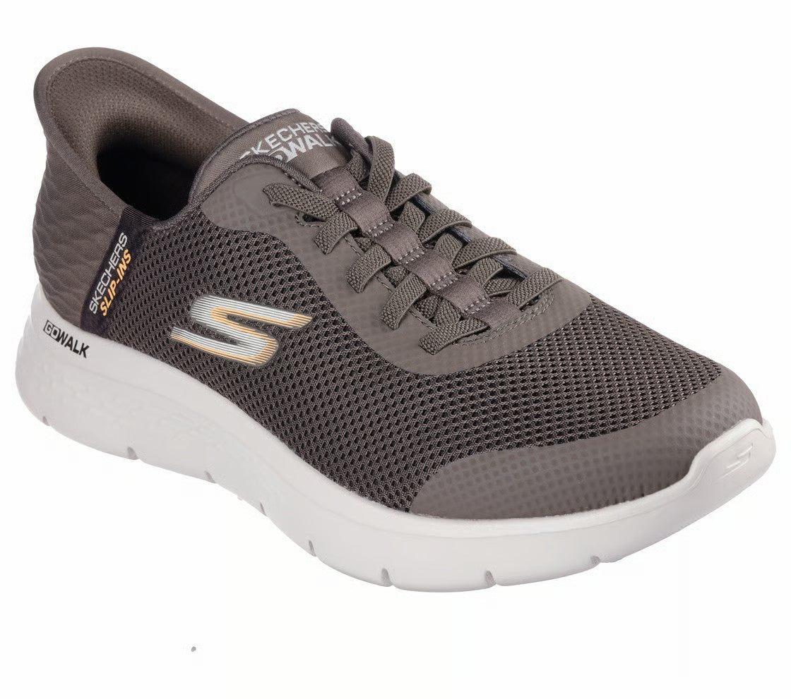 SKECHERS SLIP IN GO WALK FLEX HANDS UP 216324 BROWN