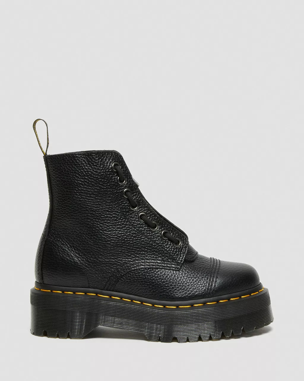 DR. MARTENS ANFIBIO PLATFORM NAPPA SINCLAIR NERO