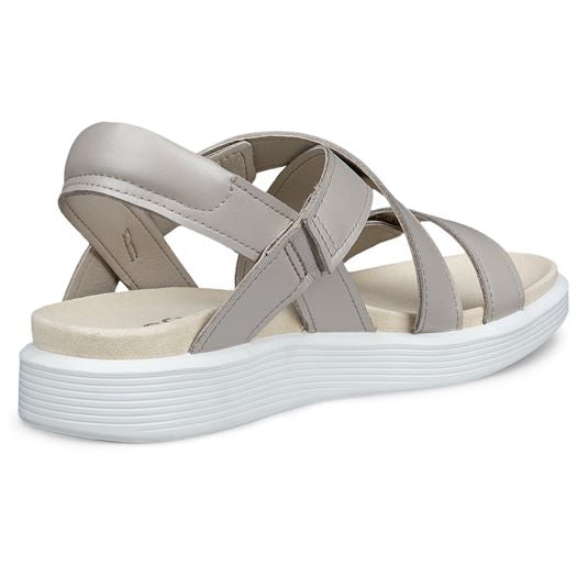 ECCO SOFT SANDAL 238813-61564 PURE CASHMERE METALLIQUE