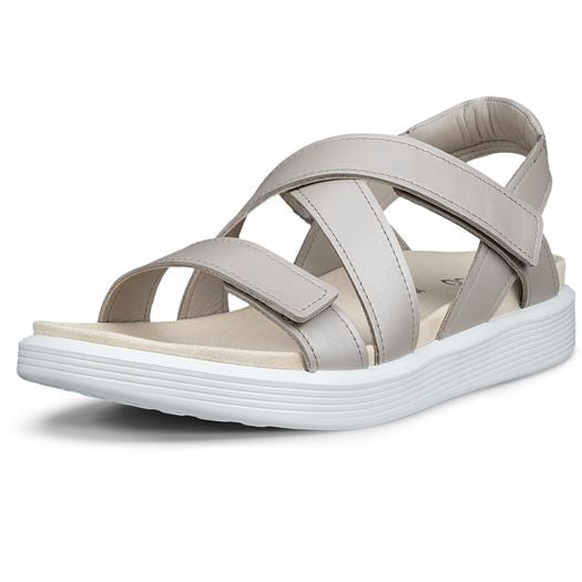 ECCO SOFT SANDAL 238813-61564 PURE CASHMERE METALLIQUE