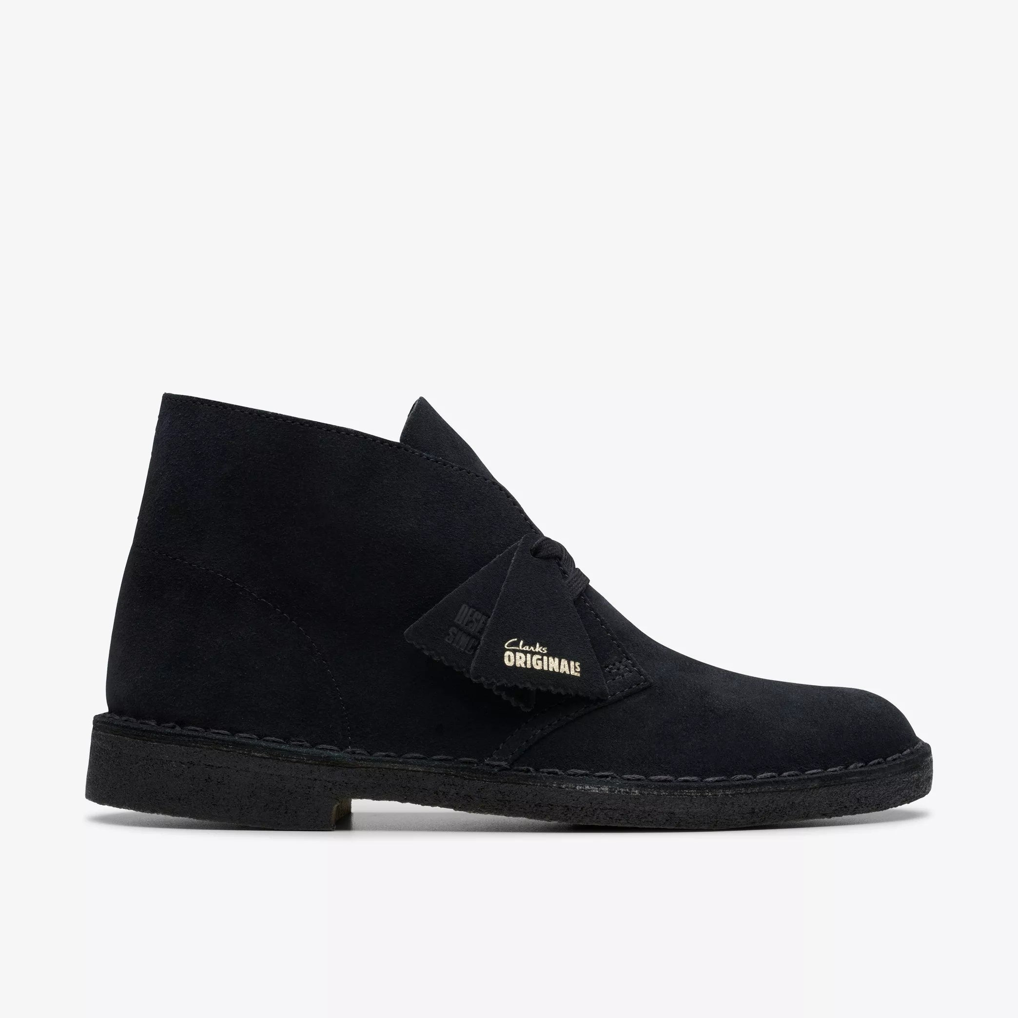 CLARKS DESERT BOOT BLACK