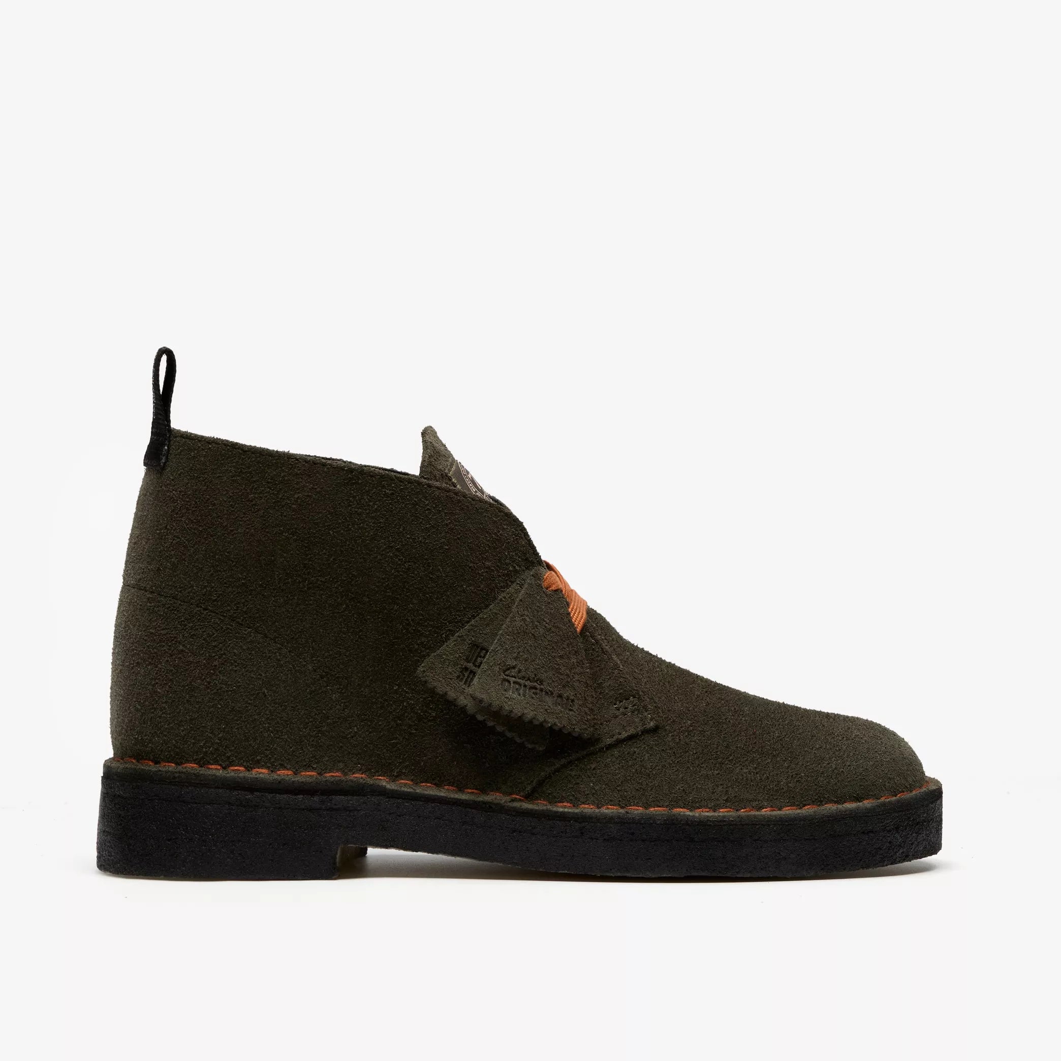 CLARKS DESERT BOOT LODEN GREEN SUEDE