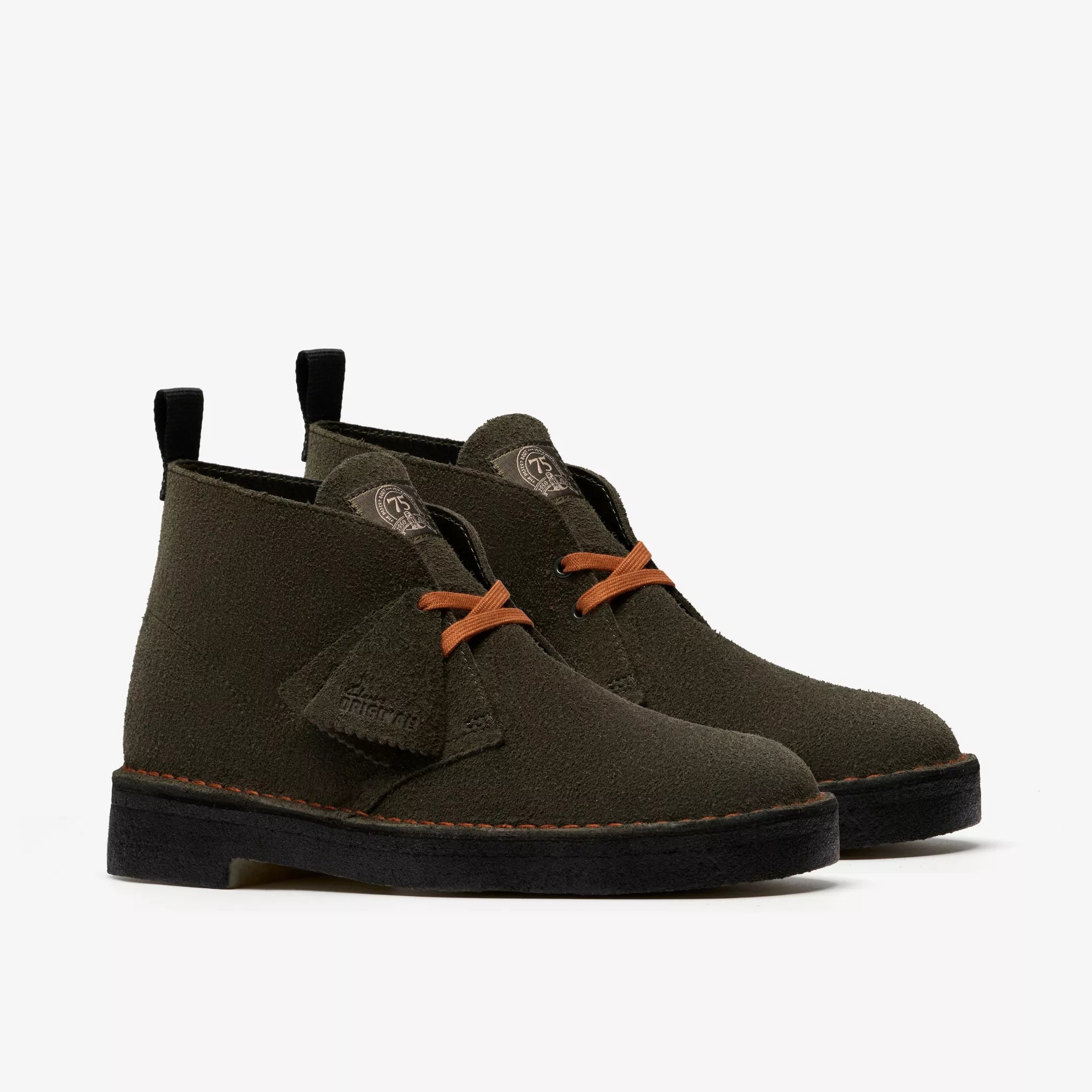 CLARKS DESERT BOOT LODEN GREEN SUEDE