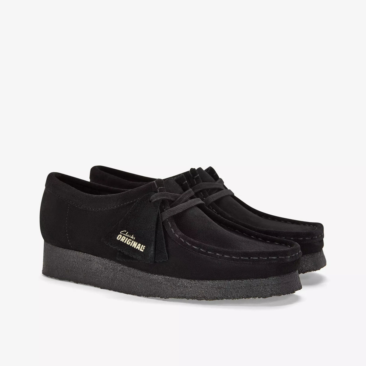 CLARKS WALLABEE CAMOSCIO NERO 26188315