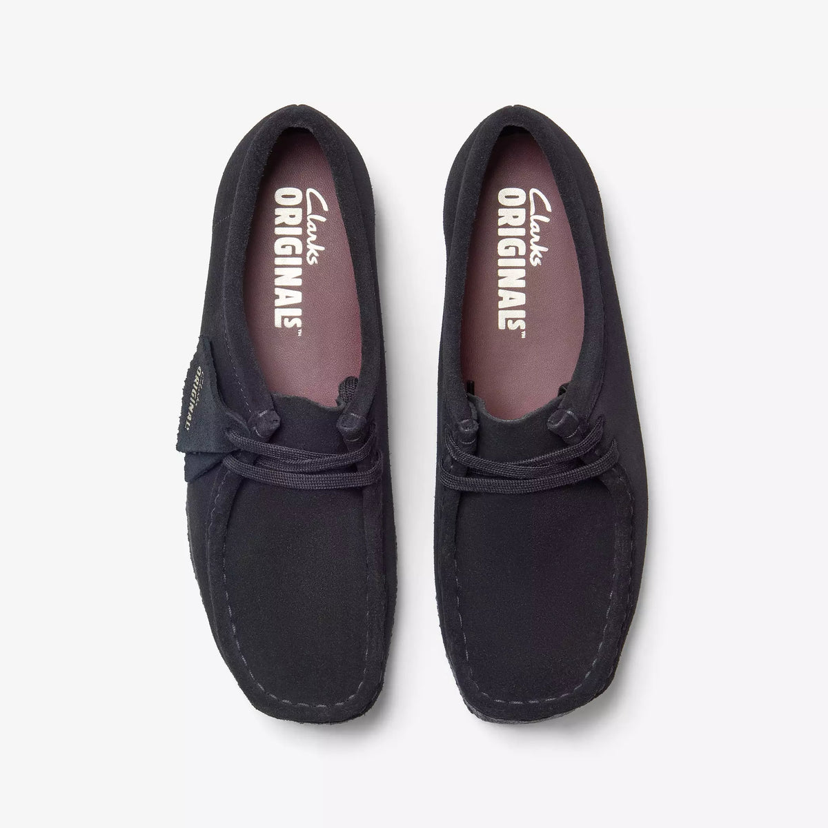 CLARKS WALLABEE CAMOSCIO NERO 26188315