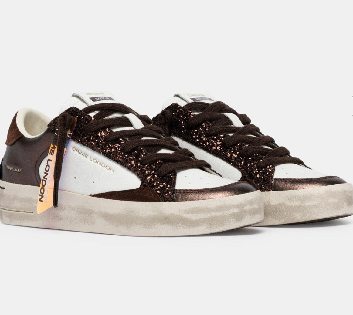 CRIME LONDON SNEAKER SKATE COCOA MIST 23103AA9