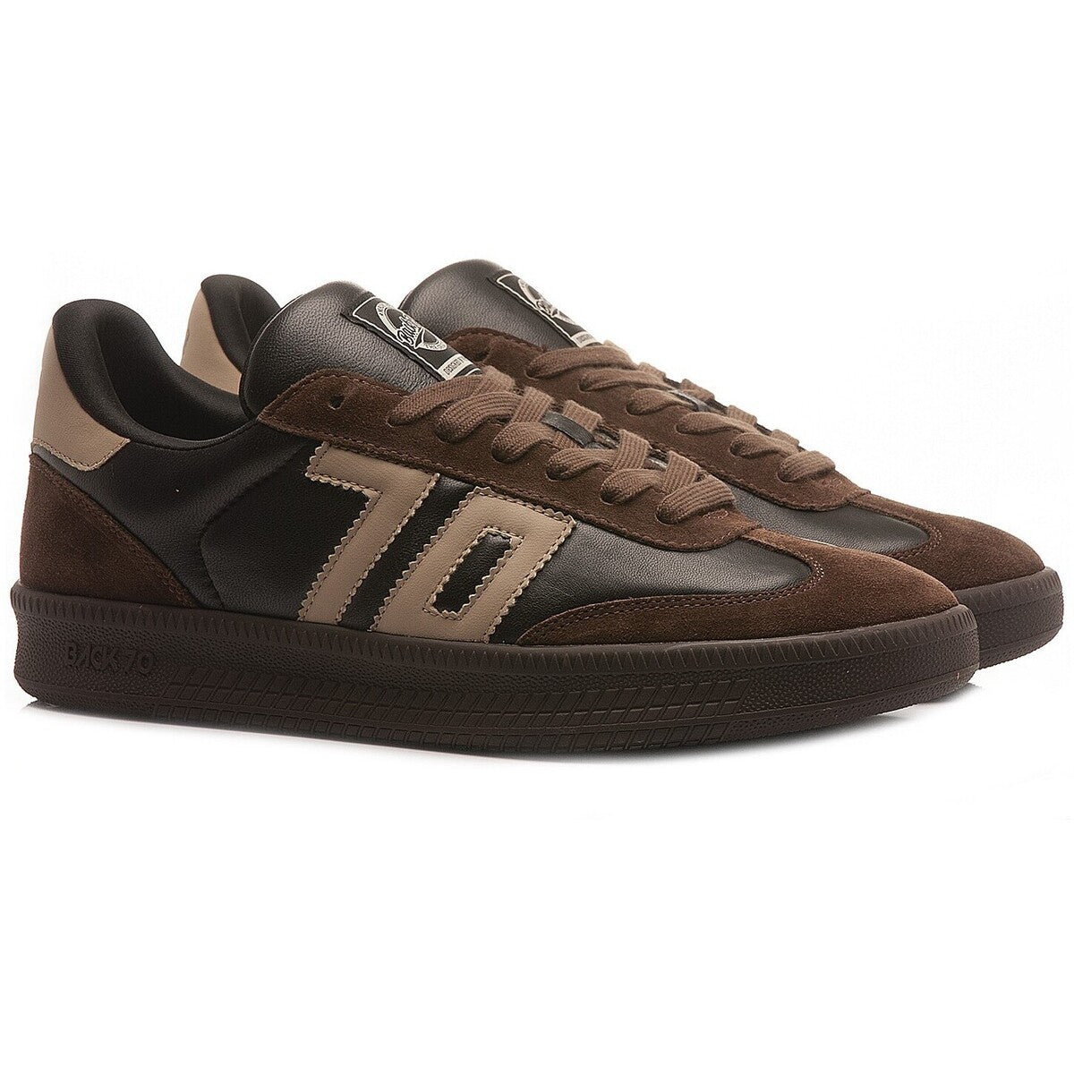BACK70 DOUBLE LNV001 VEGETAL BLACK BEIGE