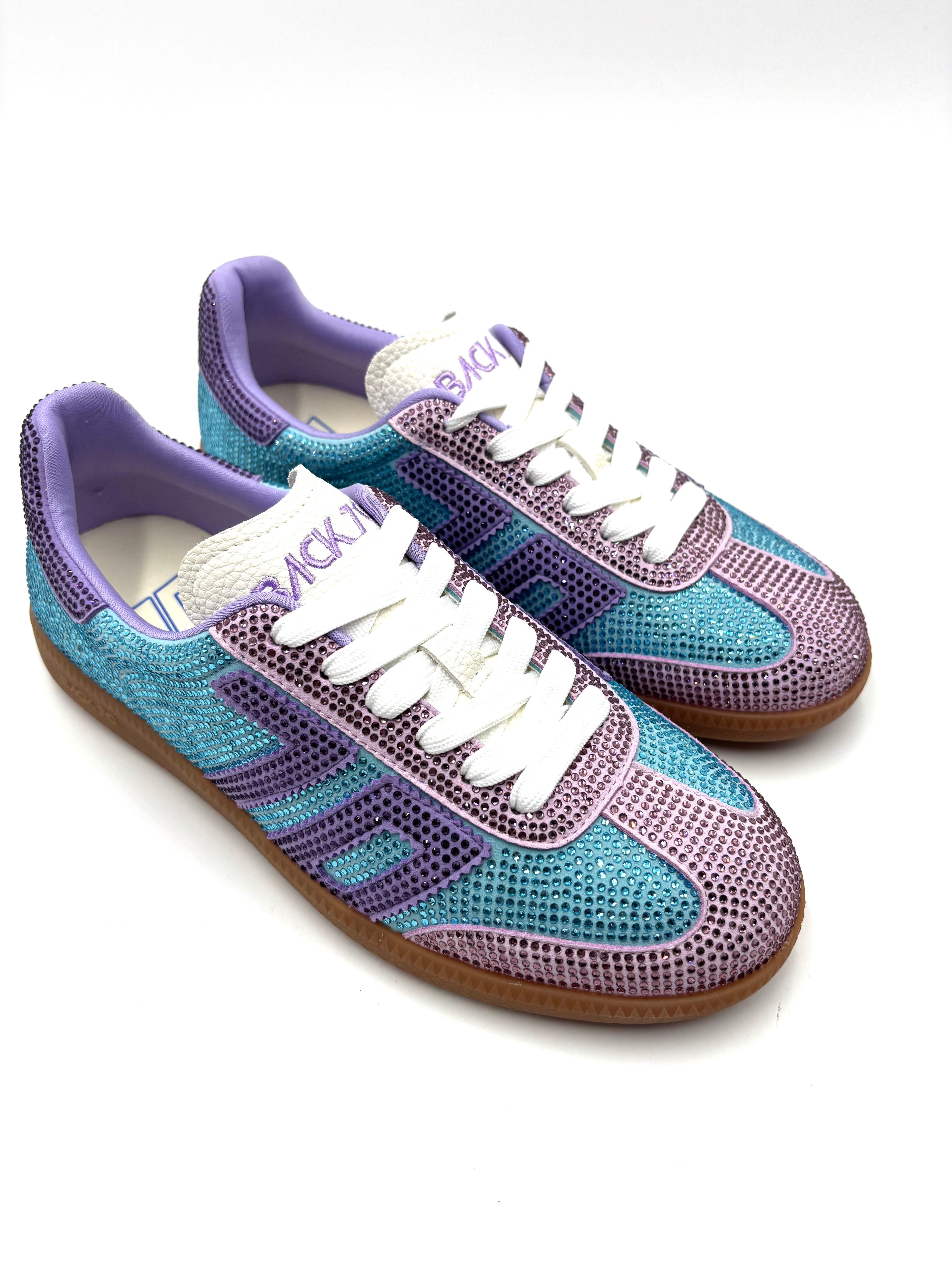 BACK70 SNEAKER GLAM STRASS SIRIO SKY LILAC PURPLE