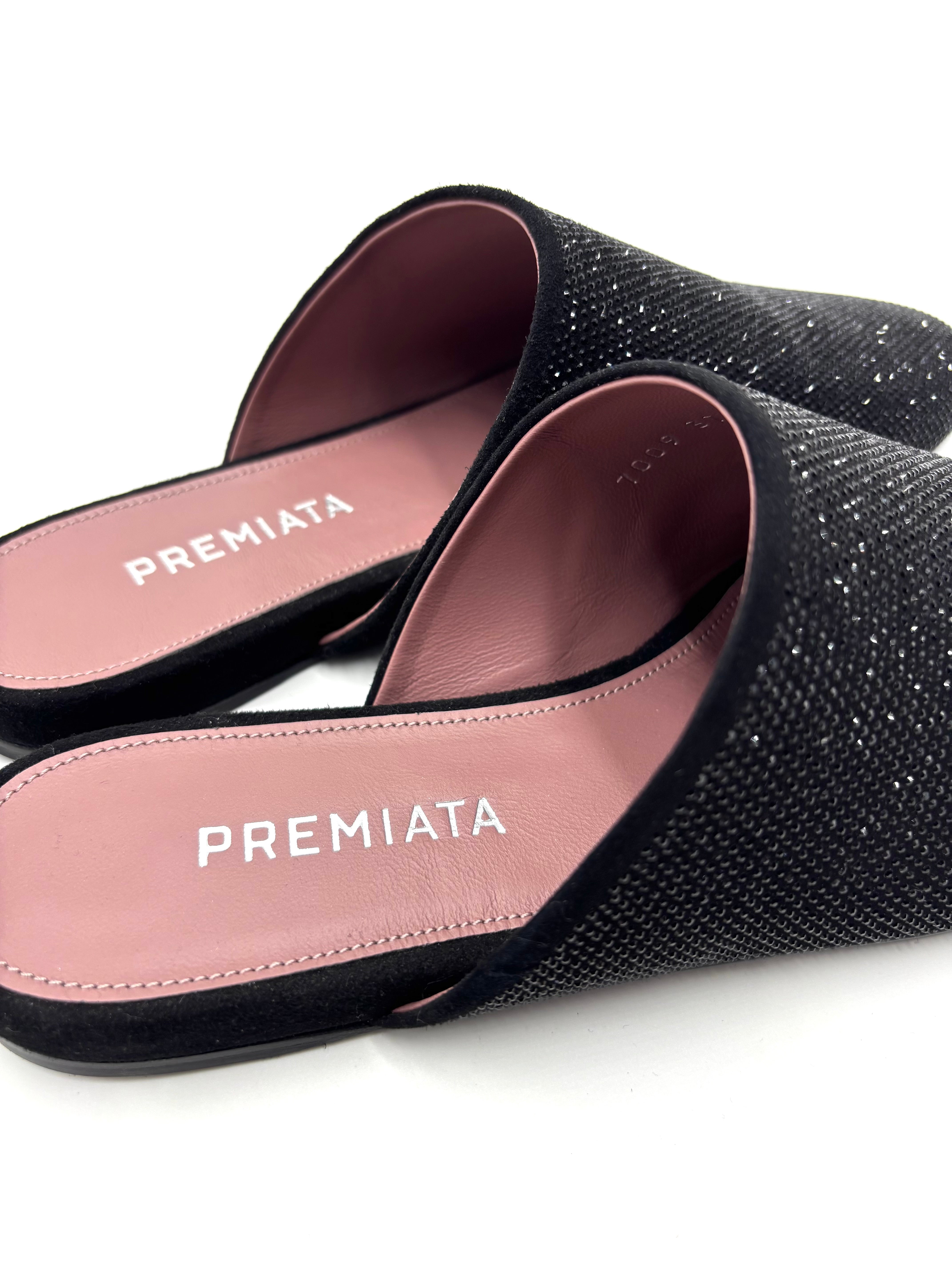 PREMIATA M7009 SABOT CAMOSCIO NERO ST. BLACK DIAMOND