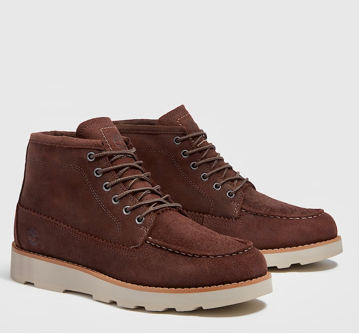 TIMBERLAND BRITTON MILLS MID LACE UP BOOT DARK BROWN SUEDE
