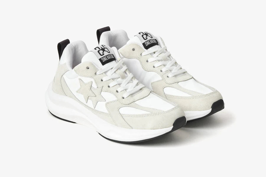 2STAR SNEAKER RUN STAR NYLON WHITE