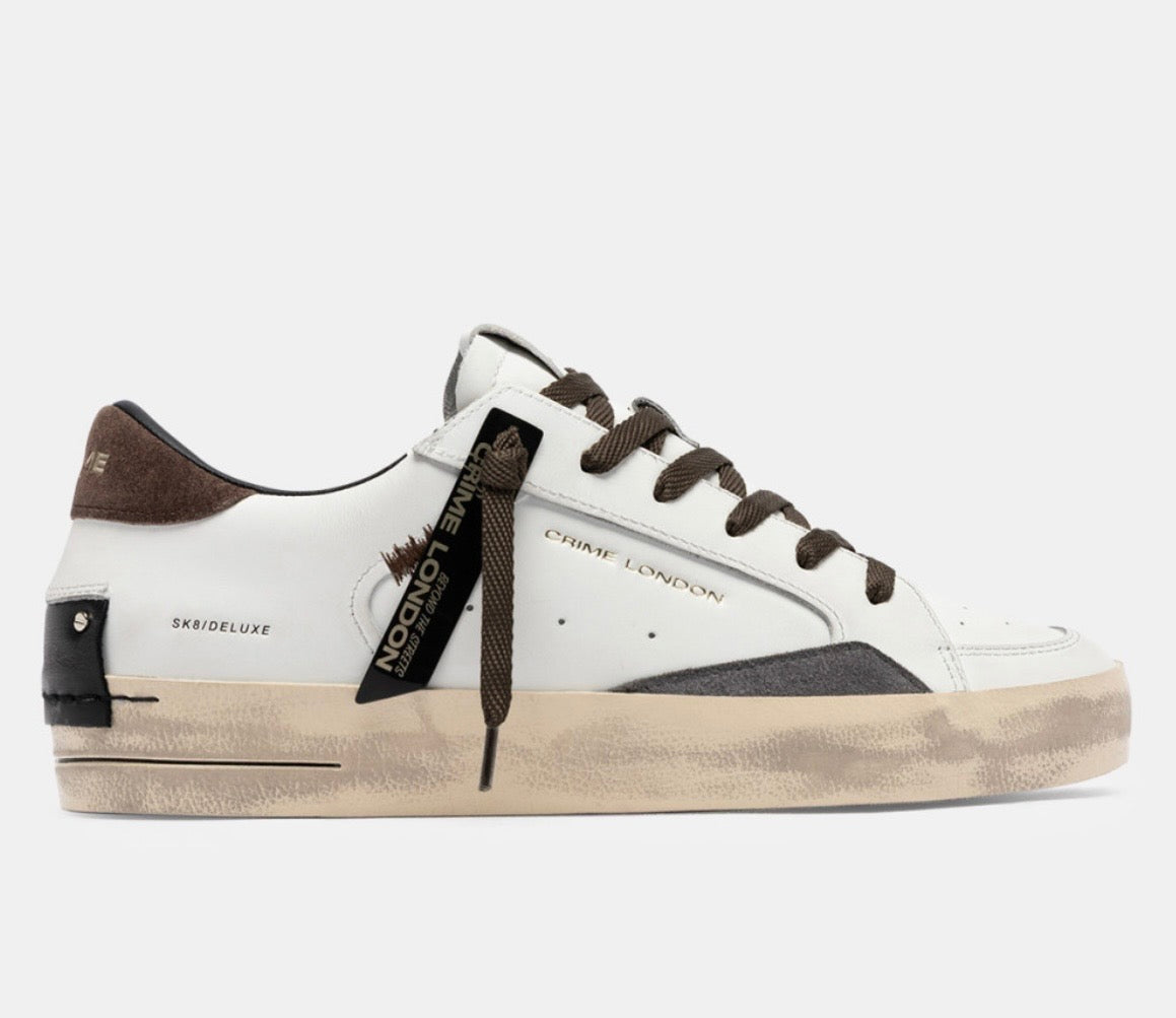 CRIME LONDON SNEAKER SKATE OAK SMOKE 10109AA9