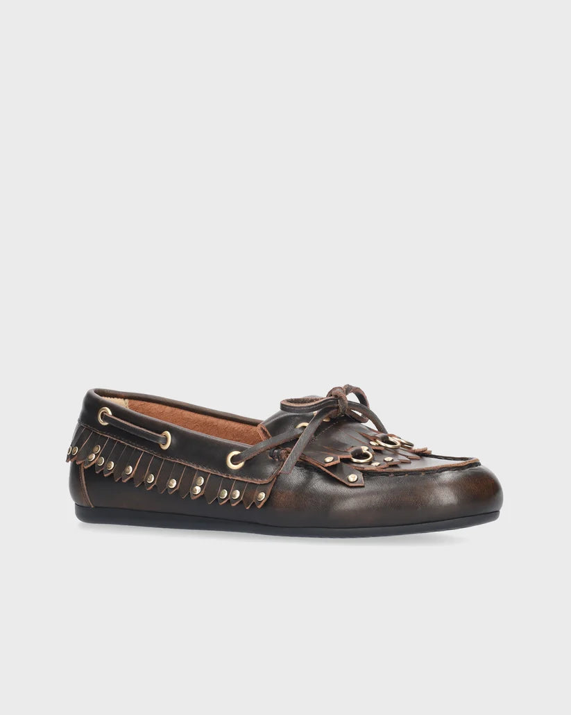 BIBILOU AURELIE LOAFER MARRON 601Z24FS