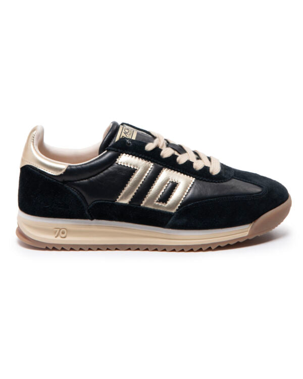 BACK70 JOGGER N01 SPONGY NAPPA BLACK GOLD