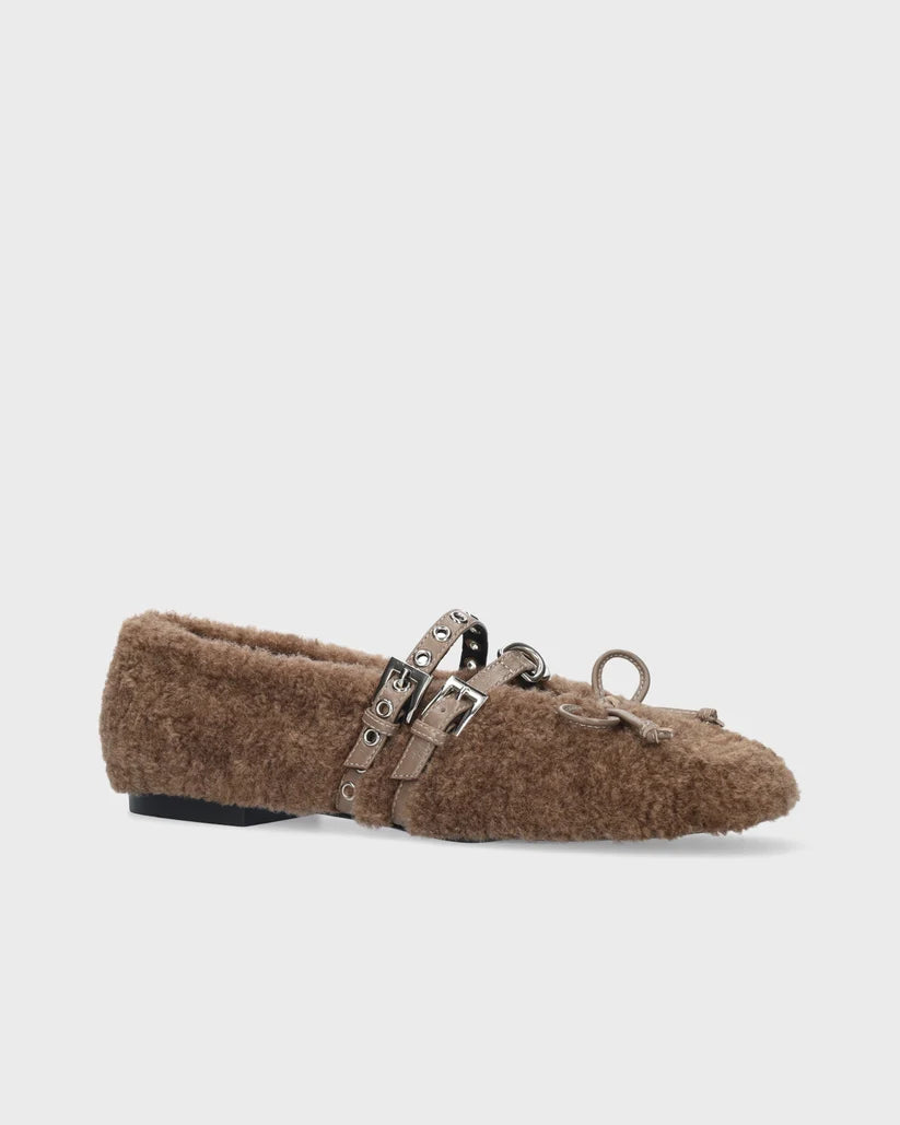 BIBILOU NASHIRA BALLERINAS TAUPE 730Z93VK