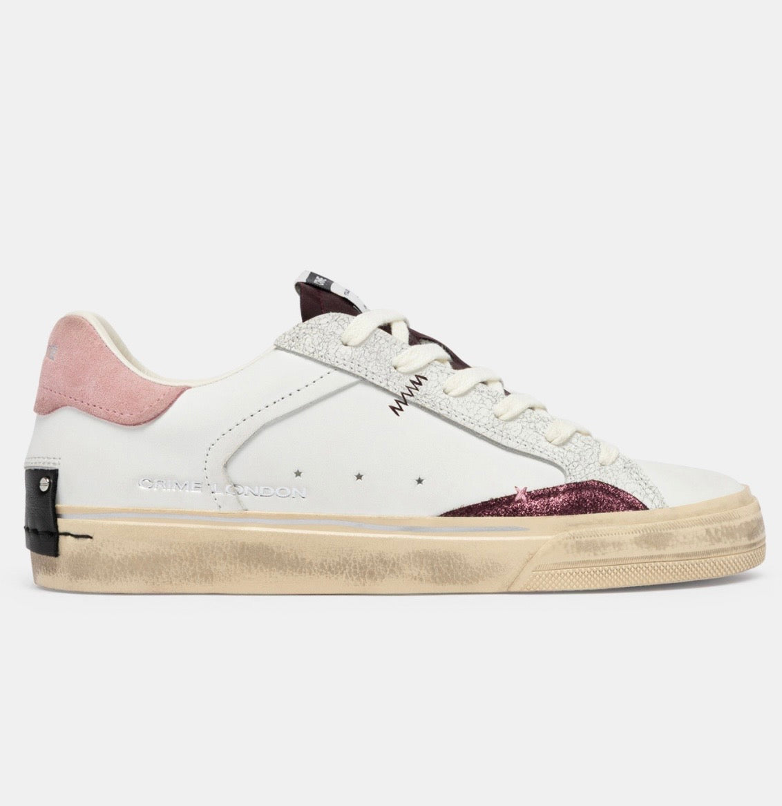 CRIME LONDON SNEAKER DECONSTRUCTED DUSTY ROSE 23070AA9