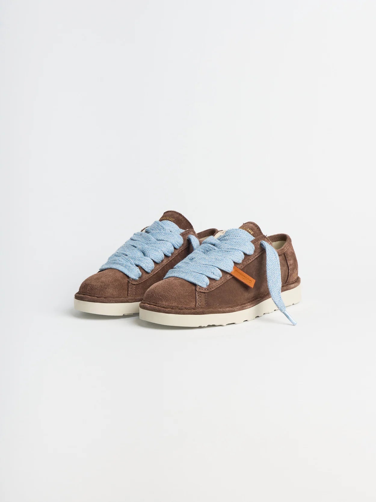 PANCHIC P001 LACE UP SHOE SUEDE BROWN