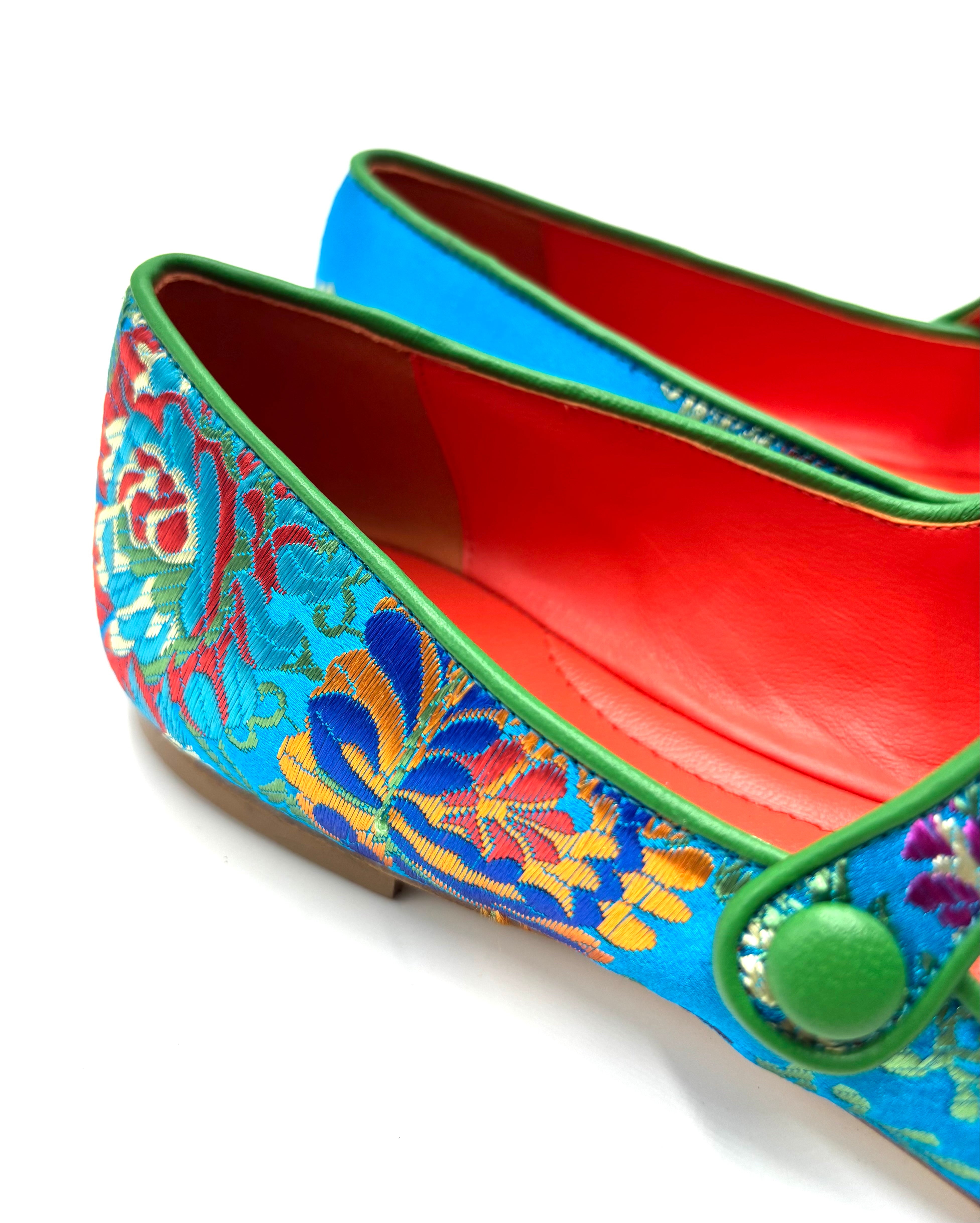 PROSPERINE BALLERINA GEISHA AZZURRO