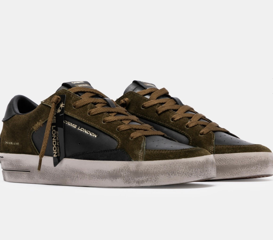 CRIME LONDON SNEAKER SKATE BLACK TIMBER 10107AA9