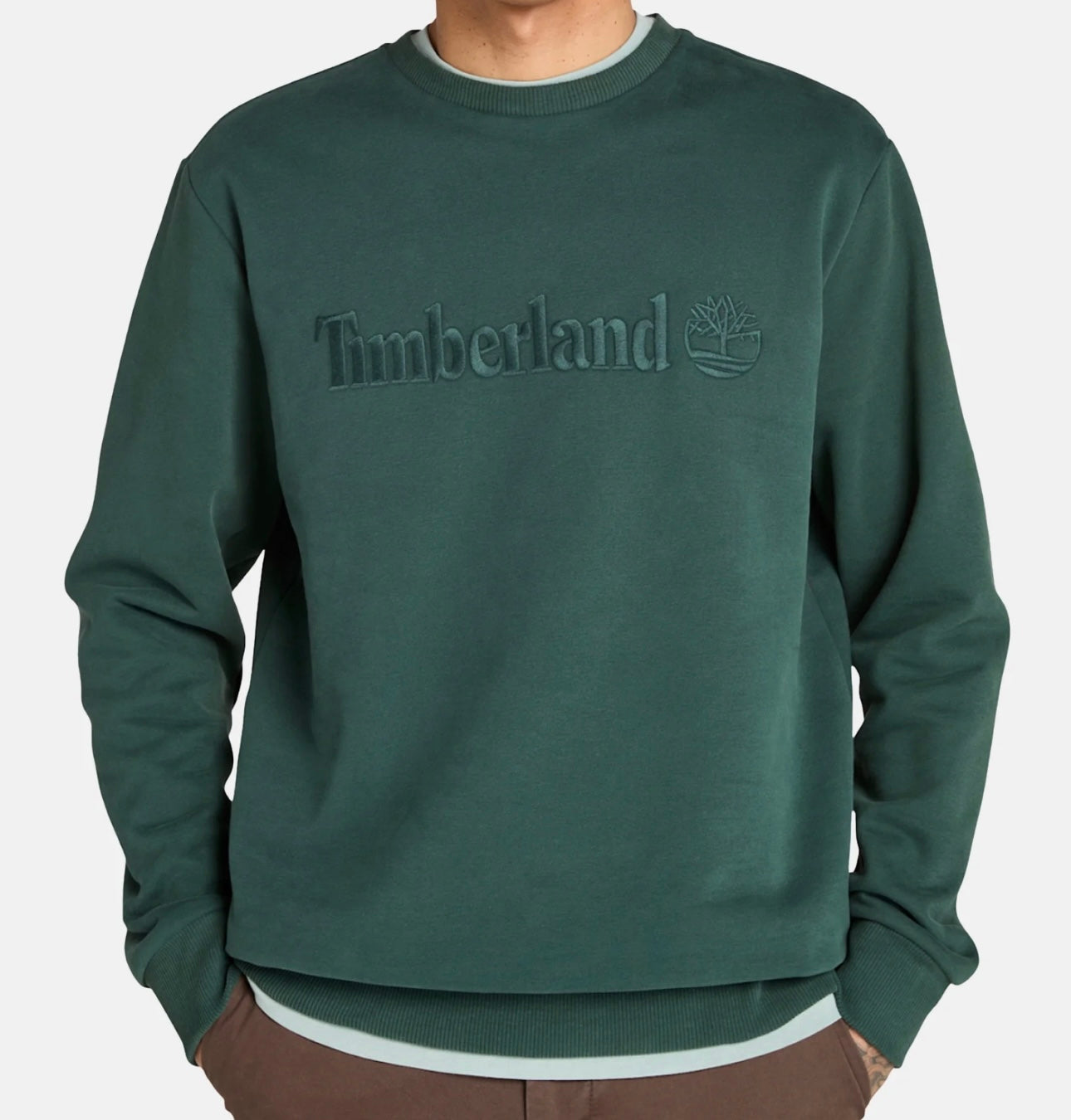 TIMBERLAND FELPA GIRO COLLO HAMPTHON CREW NECK green gables