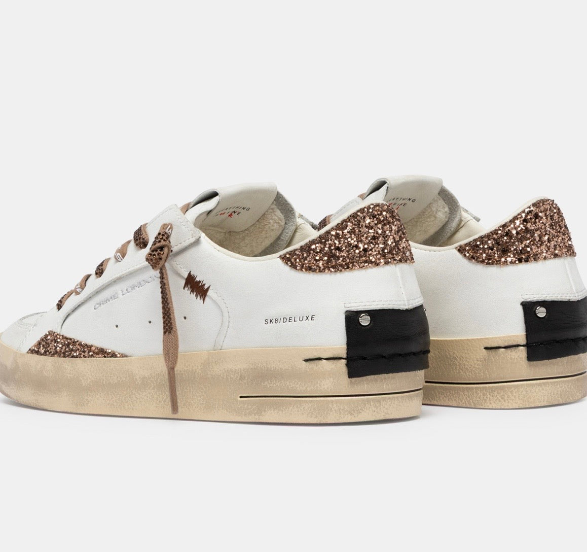 CRIME LONDON SNEAKER SKATE ALMOND DRIZZLE 23104AA9