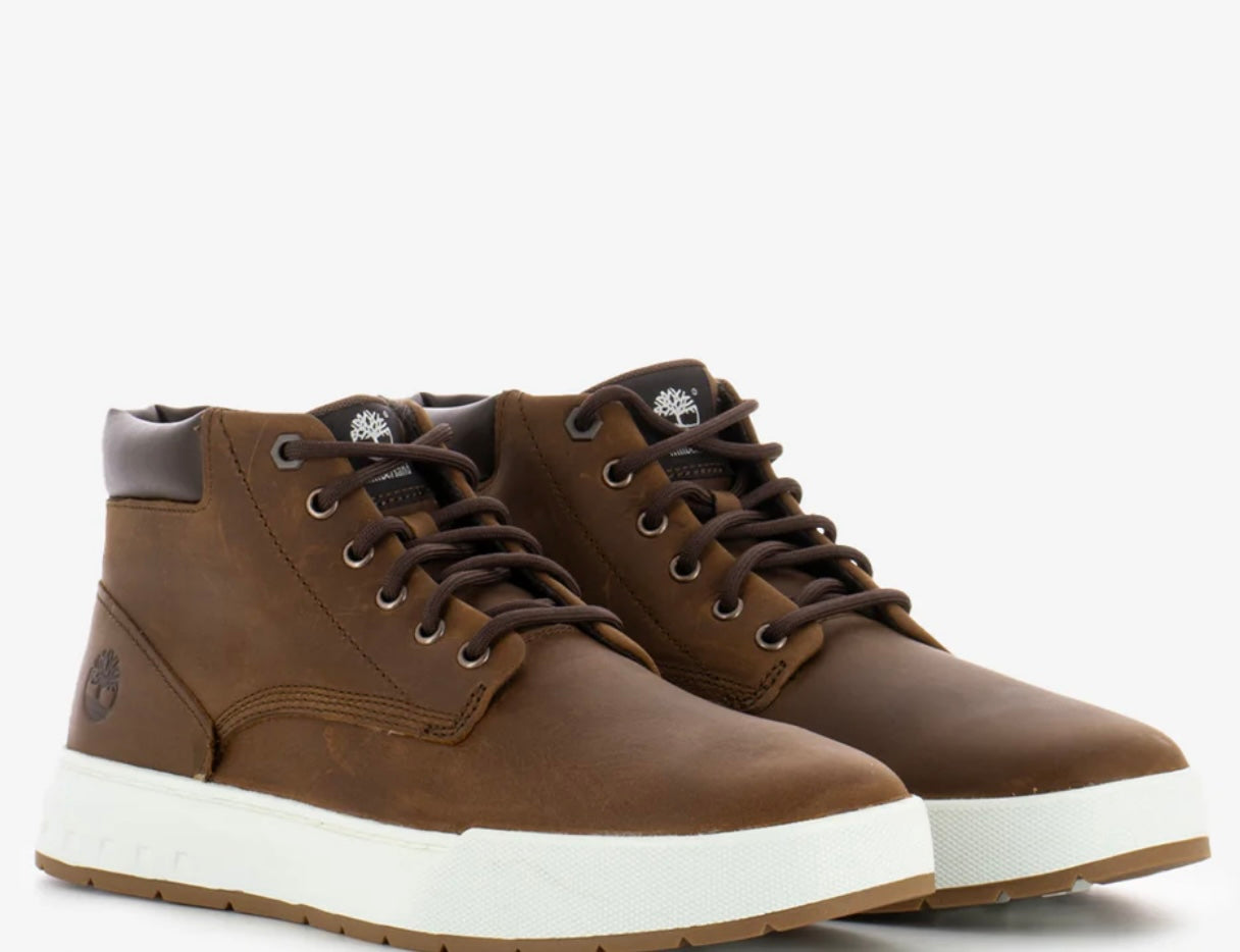 TIMBERLAND Sneaker MAPLE GROVE MID LACE UP DARK BROWN NUBUCK