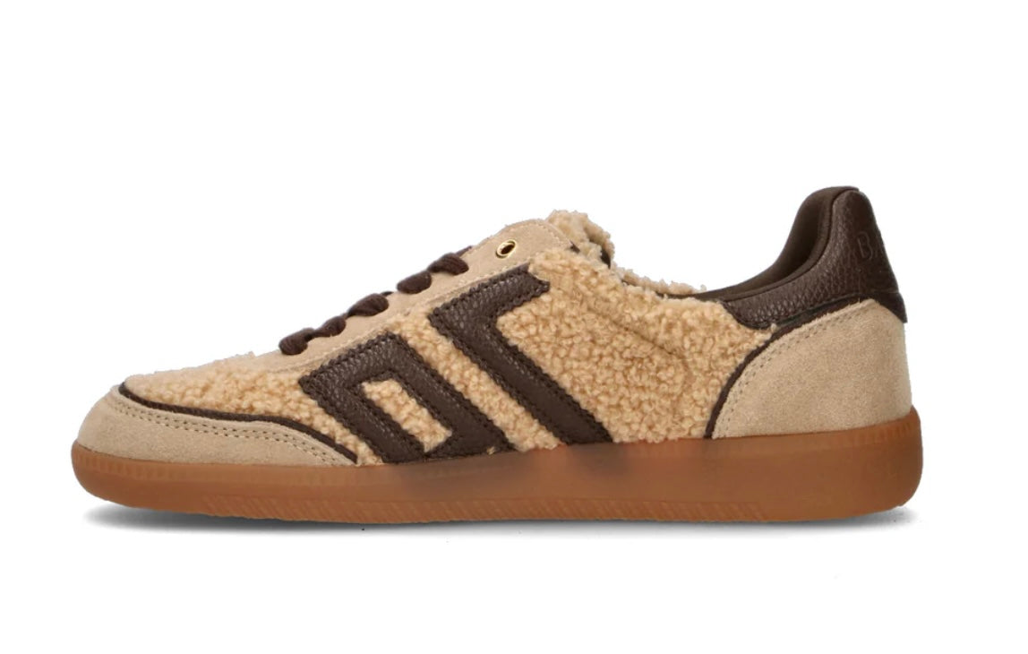 BACK70 CLOUD TEDDY FU13 BEIGE FUR SUEDE BEIGE COFFEE