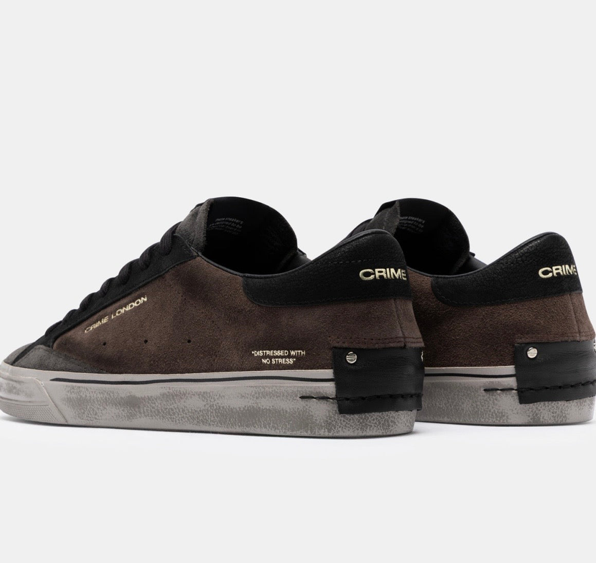 CRIME LONDON SNEAKER DISTRESSED 2.0 BROWNSTONE 10052AA9