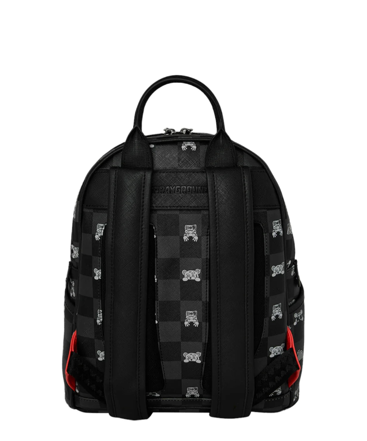 Sprayground ZAINO GRAY PEEKING CHARACTERCHECK SAVAGE BACKPACK