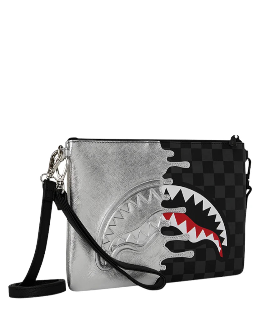 Sprayground POCHETTE SILVER SIDE DRIP CROSSOVER CLUTCH