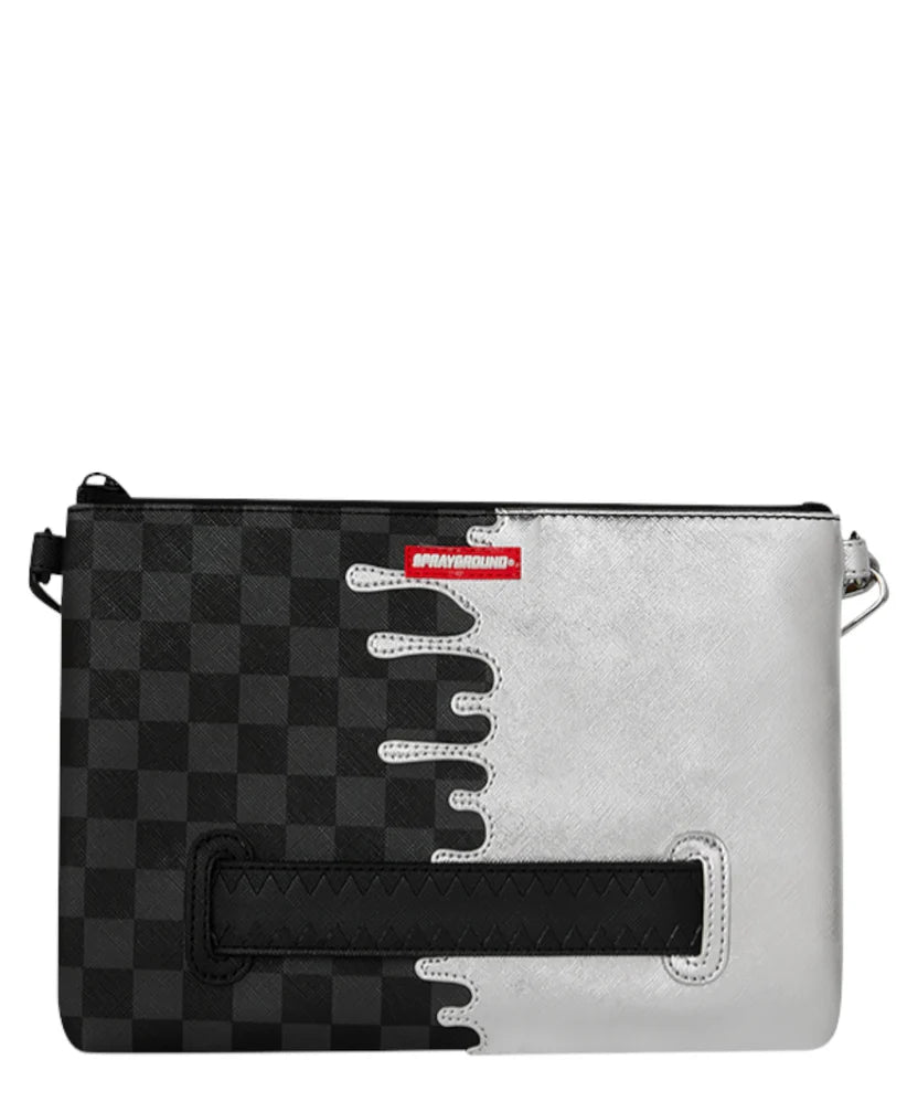 Sprayground POCHETTE SILVER SIDE DRIP CROSSOVER CLUTCH