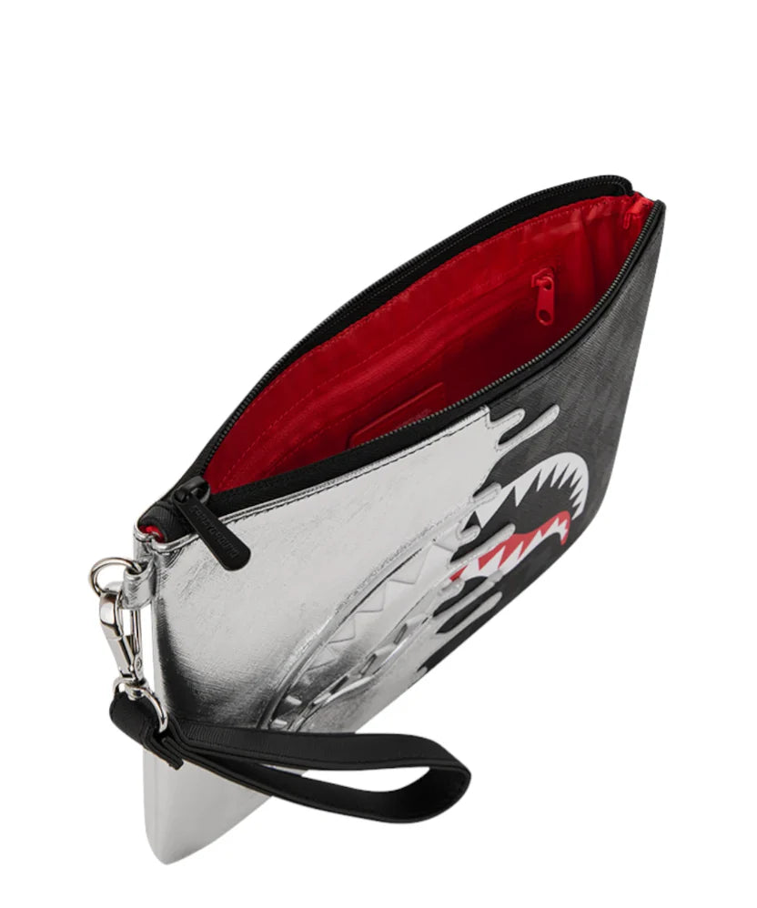 Sprayground POCHETTE SILVER SIDE DRIP CROSSOVER CLUTCH