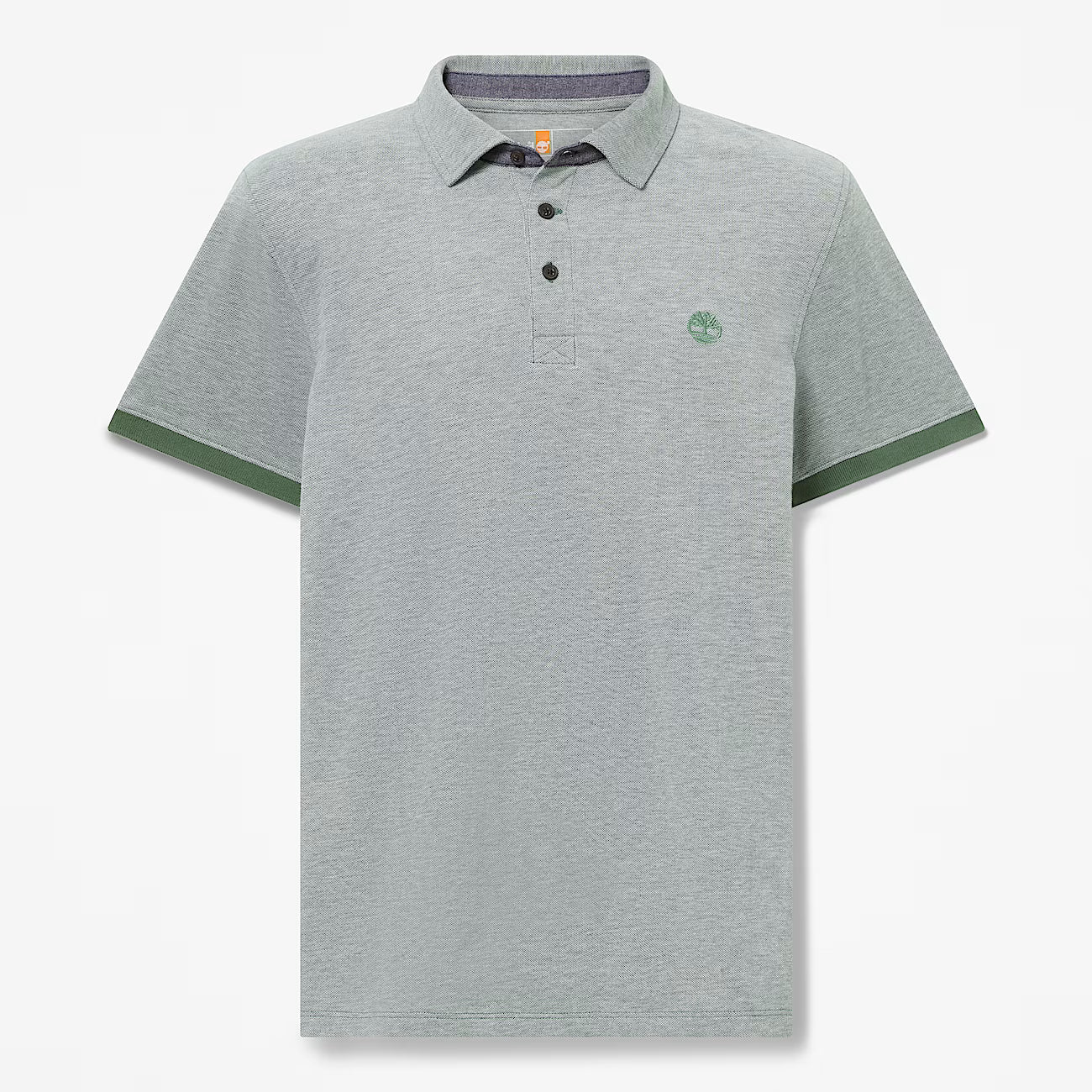 TIMBERLAND POLO MANICA CORTA OXFORD VERDE