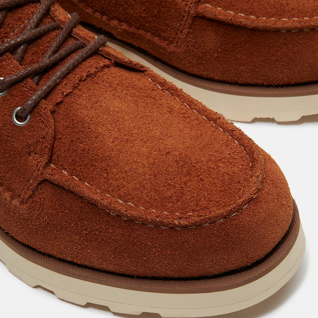 TIMBERLAND BRITTON MILLS LACE UP SHOE RUST SUEDE