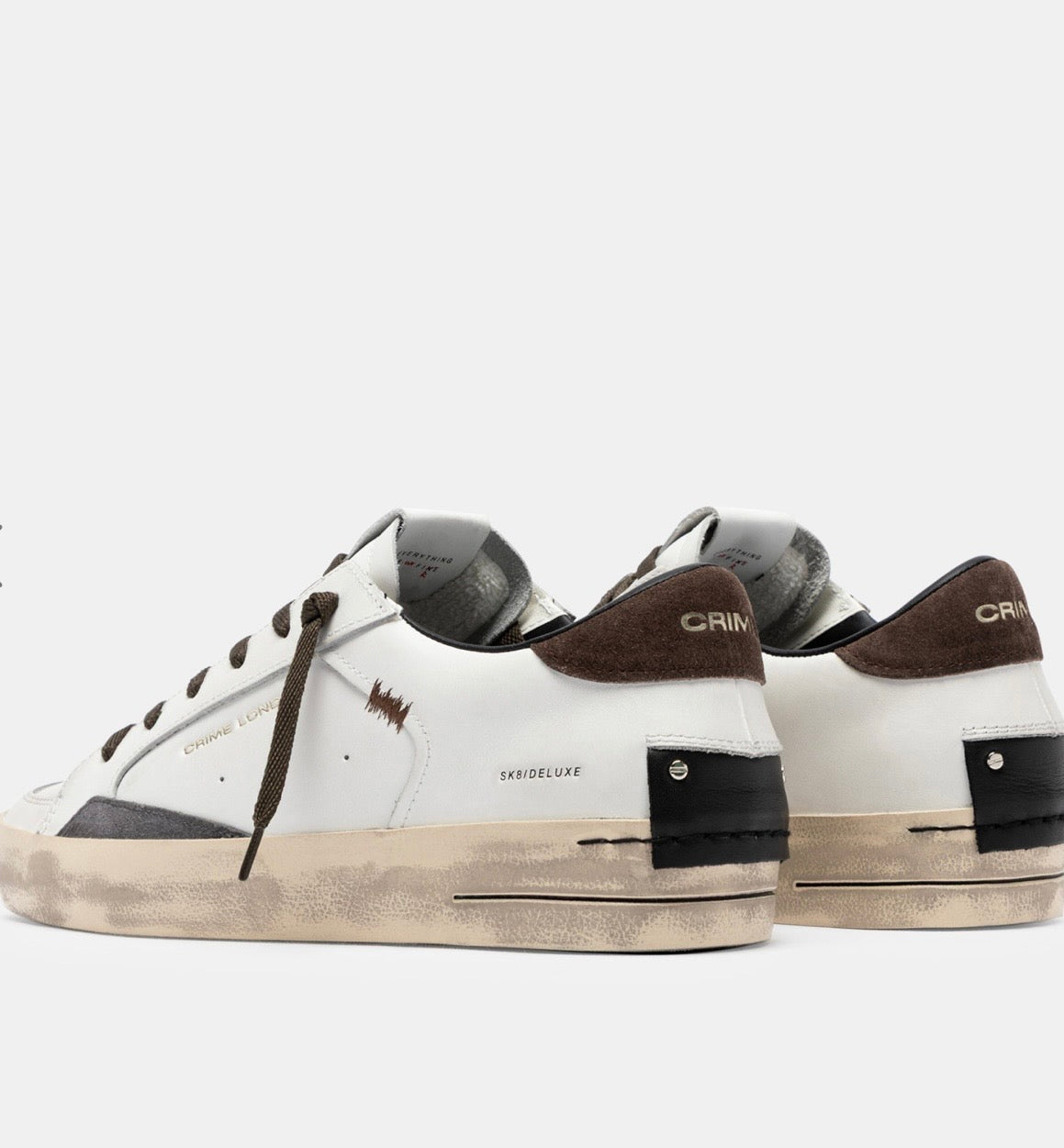 CRIME LONDON SNEAKER SKATE OAK SMOKE 10109AA9