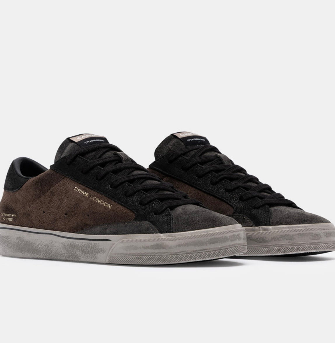 CRIME LONDON SNEAKER DISTRESSED 2.0 BROWNSTONE 10052AA9