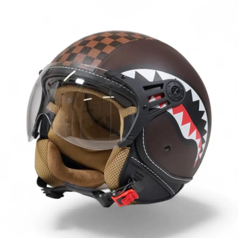 SPRAYGROUND CASCO SHARKS IN PARIS BROWN