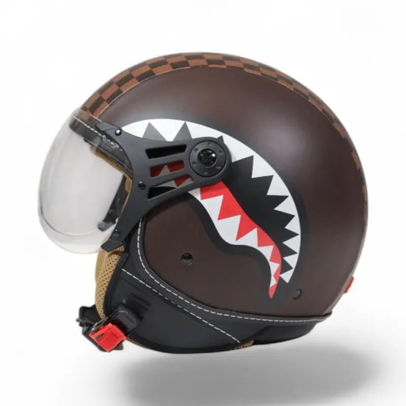 SPRAYGROUND CASCO SHARKS IN PARIS BROWN
