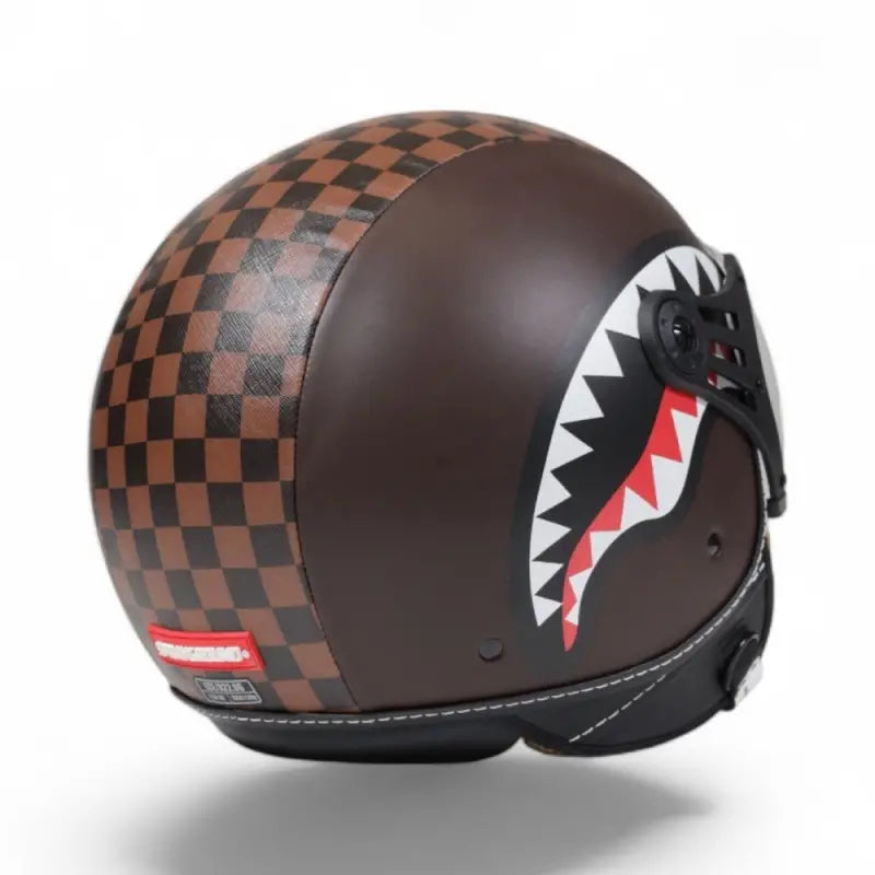 SPRAYGROUND CASCO SHARKS IN PARIS BROWN