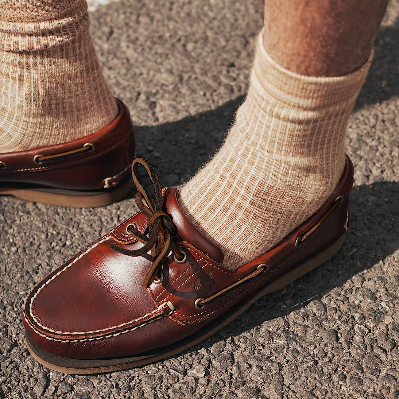 TIMBERLAND VELA CLASSIC BOAT SHOE BROWN ( BORDO') SUOLA MIELE
