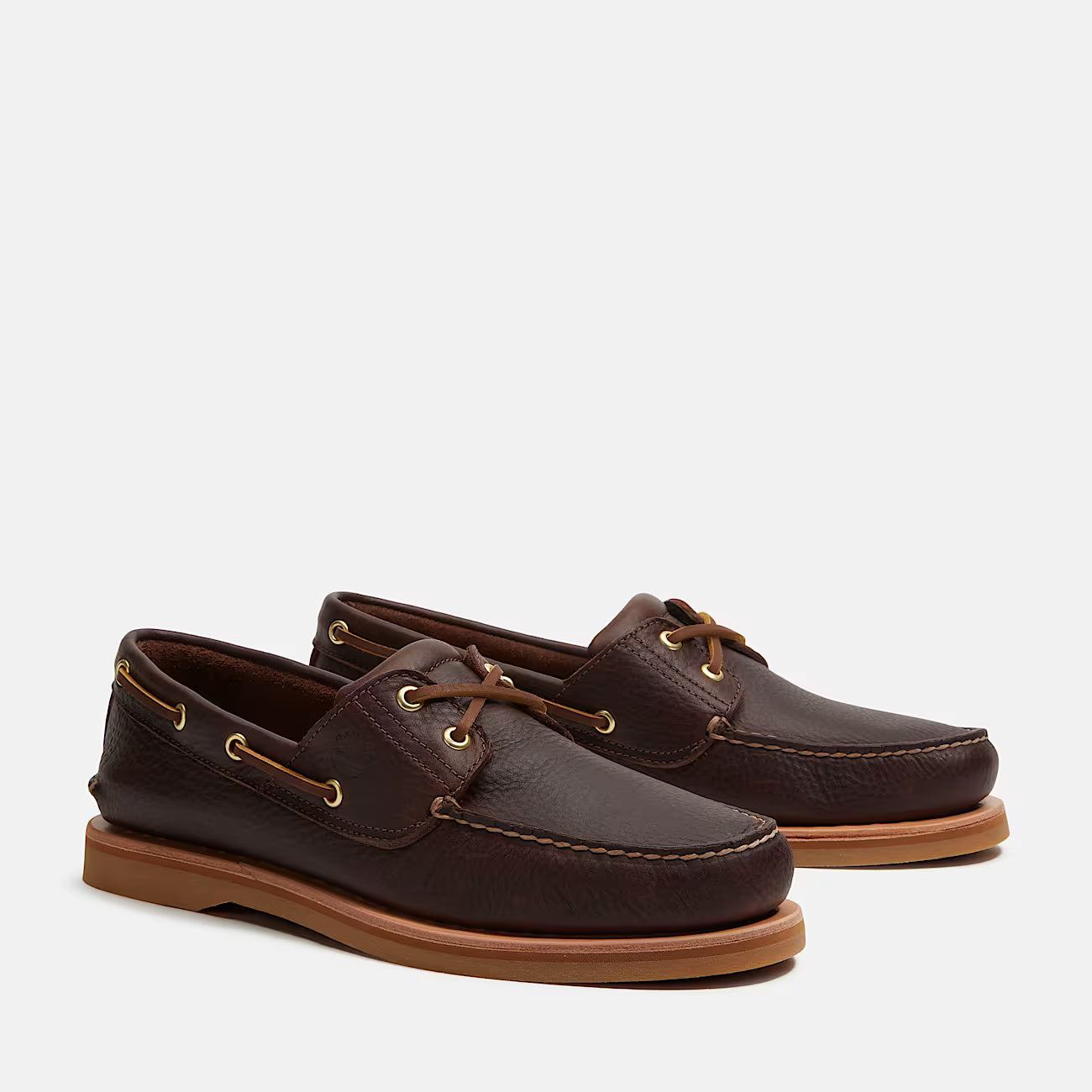 TIMBERLAND VELA CRAFTED BOAT SHOE DARK ROWN FULL GRAIN VIBRAM