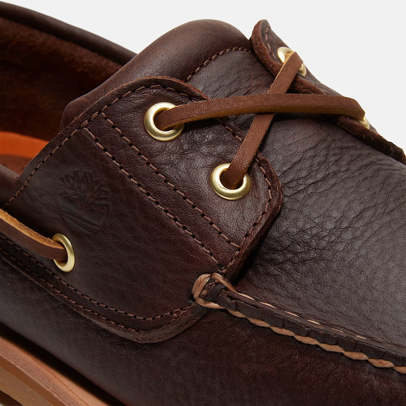 TIMBERLAND VELA CRAFTED BOAT SHOE DARK ROWN FULL GRAIN VIBRAM