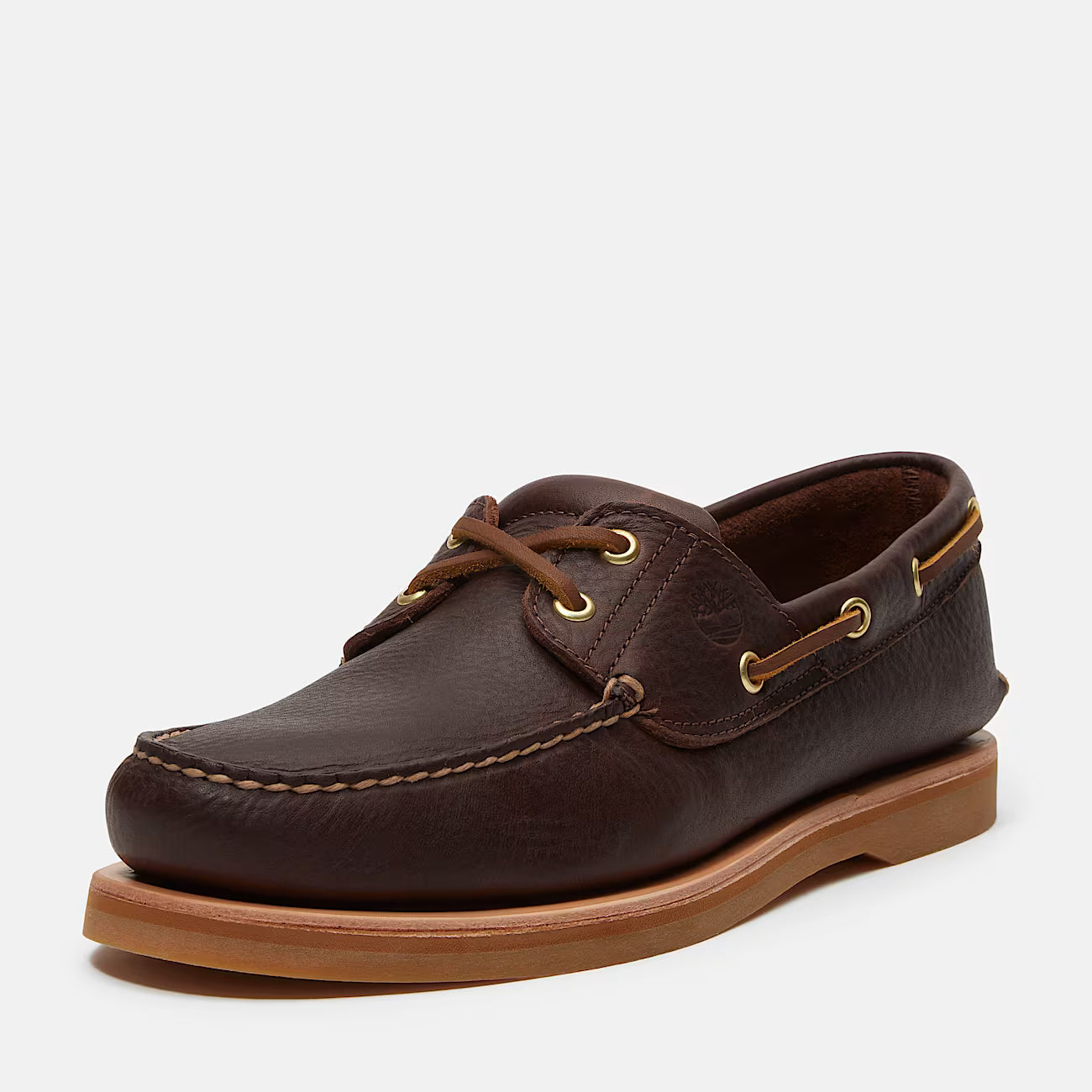 TIMBERLAND VELA CRAFTED BOAT SHOE DARK ROWN FULL GRAIN VIBRAM