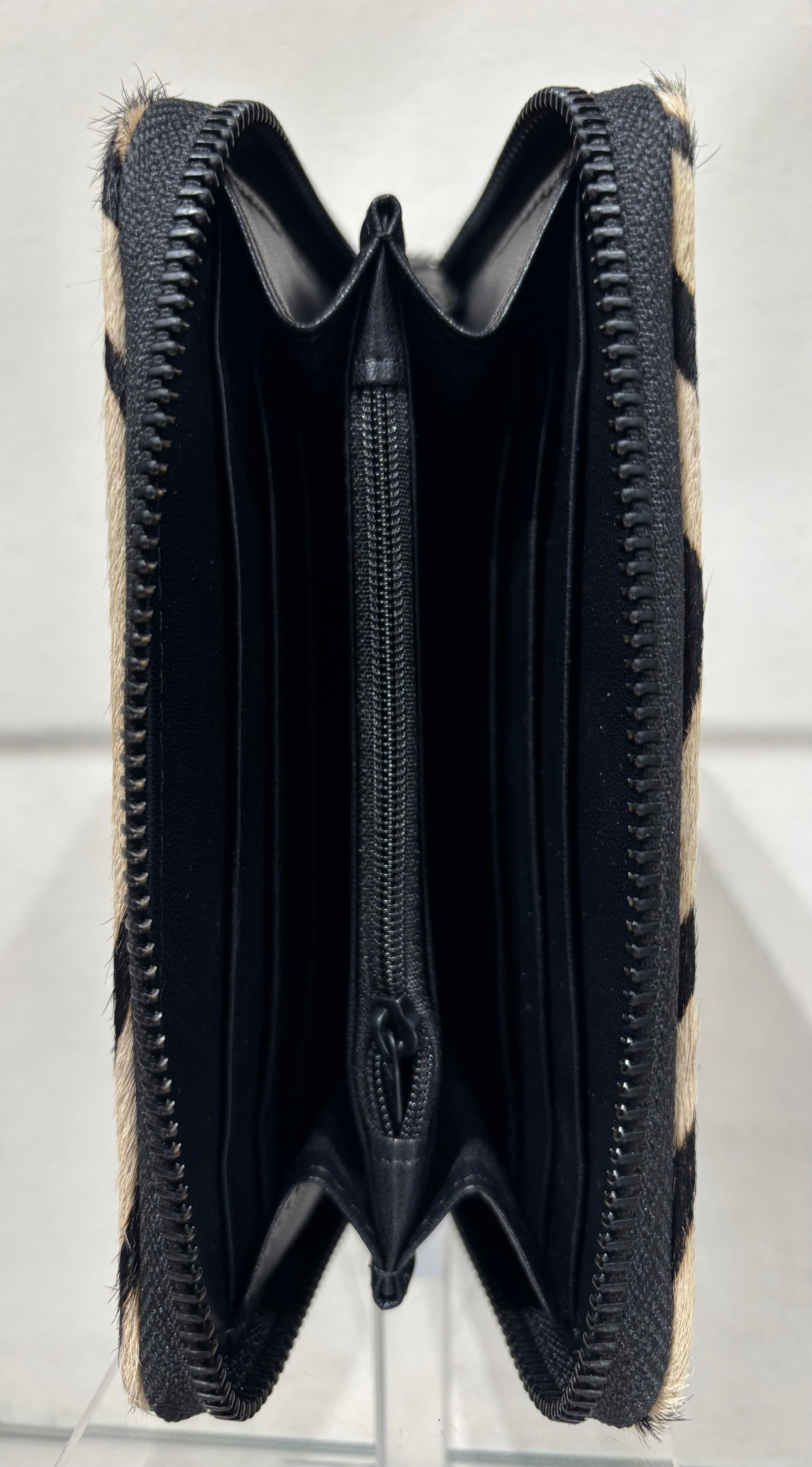 ASH PORTAFOGLIO IN PELLE CAVALLINO ZEBRA INGRID