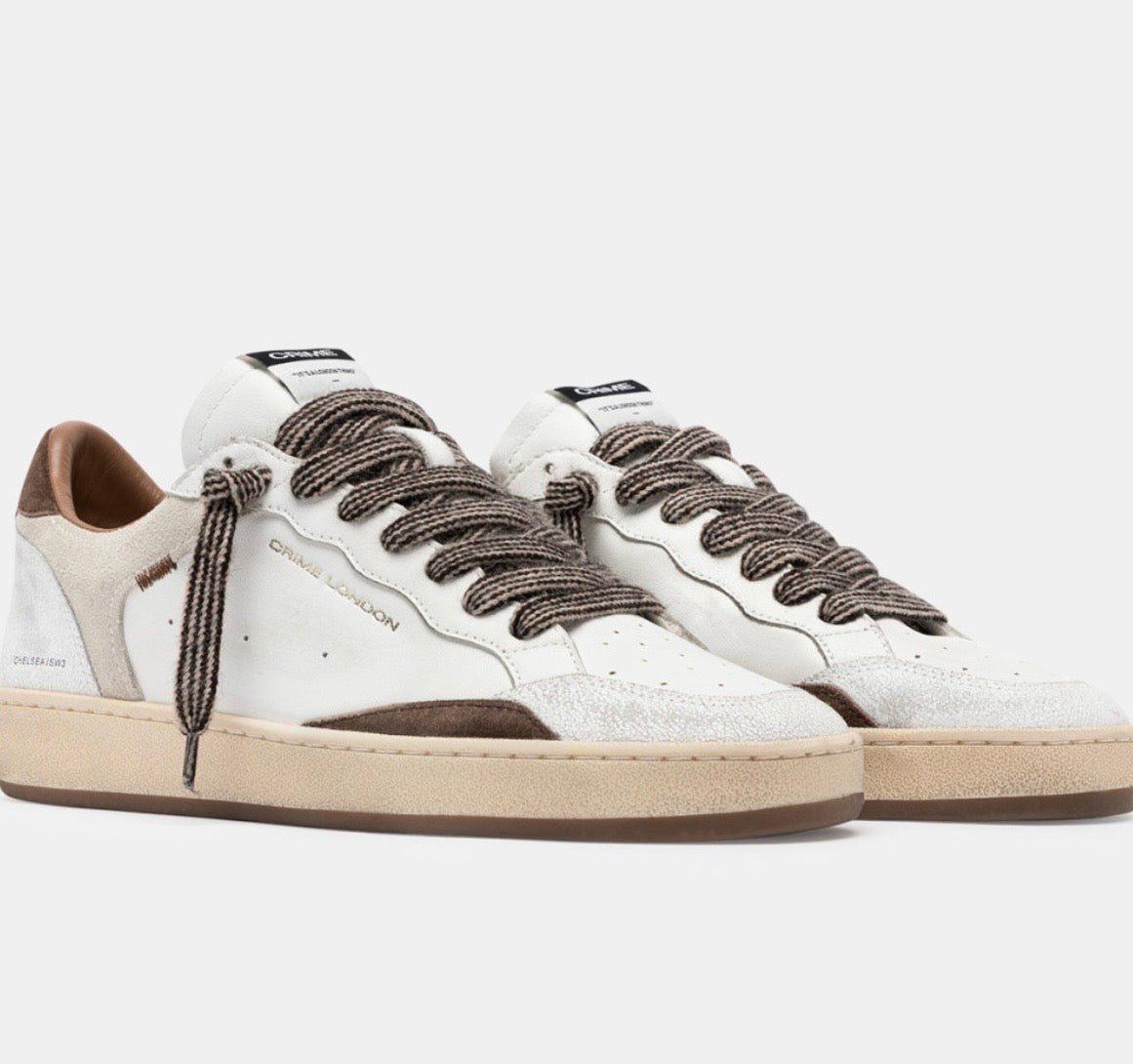 CRIME LONDON SNEAKER CHELSEA COOL BROWN 10200AA9