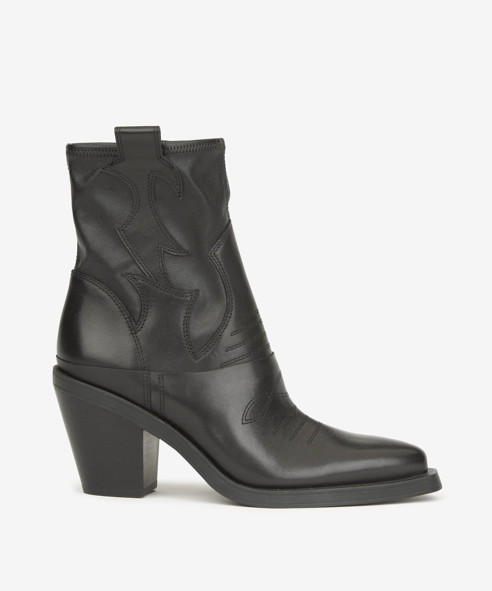 ASH JAGGER STIVALETTO TEXANO NERO