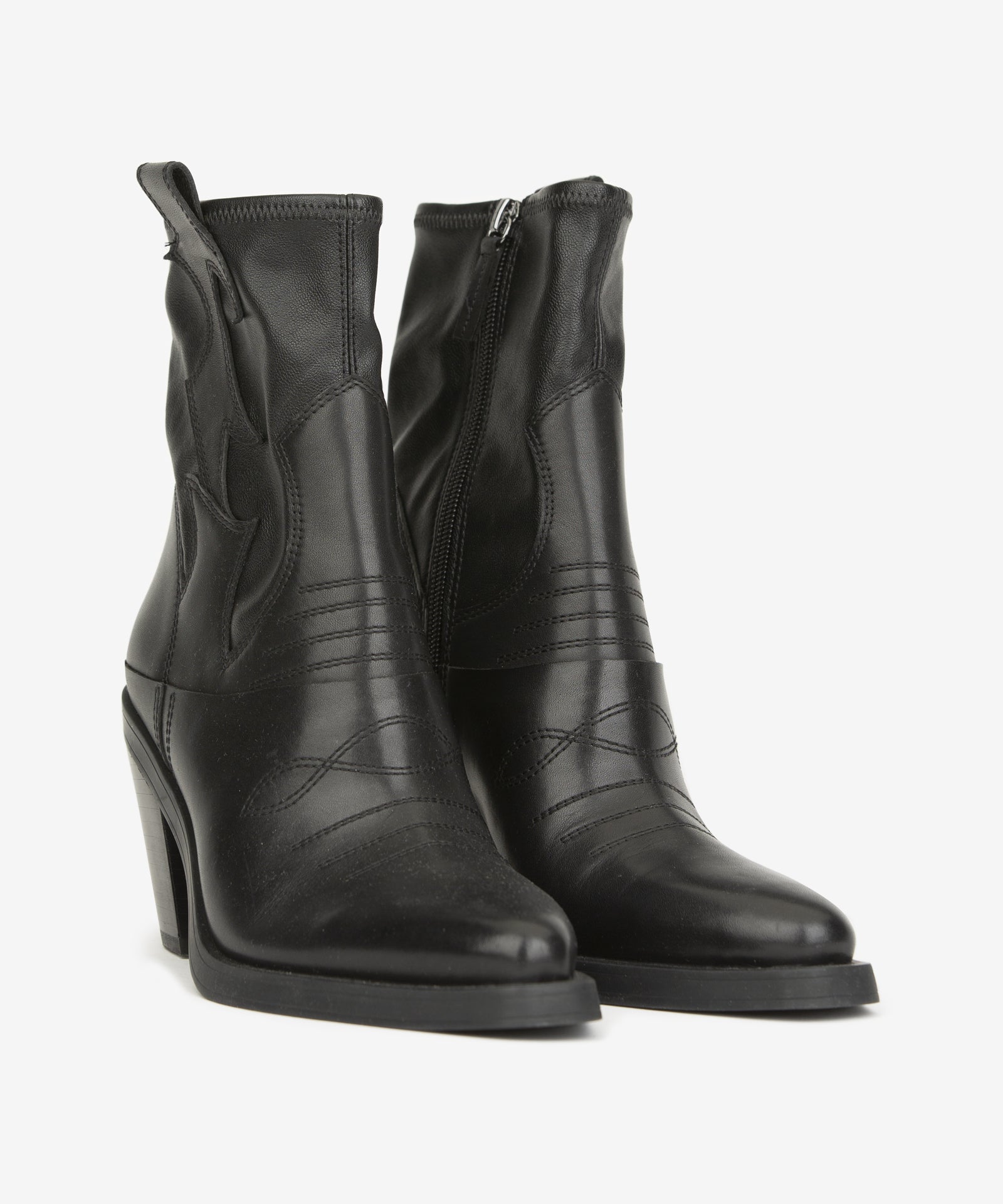 ASH JAGGER STIVALETTO TEXANO NERO