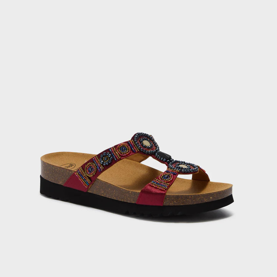 SCHOLL NEW BOGOTA WEDGE BORDEAUX